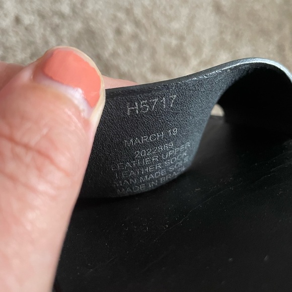 Madewell The Boardwalk Ankle-Strap Sandal Size 7.5 Black Leather - Picture 9 of 9